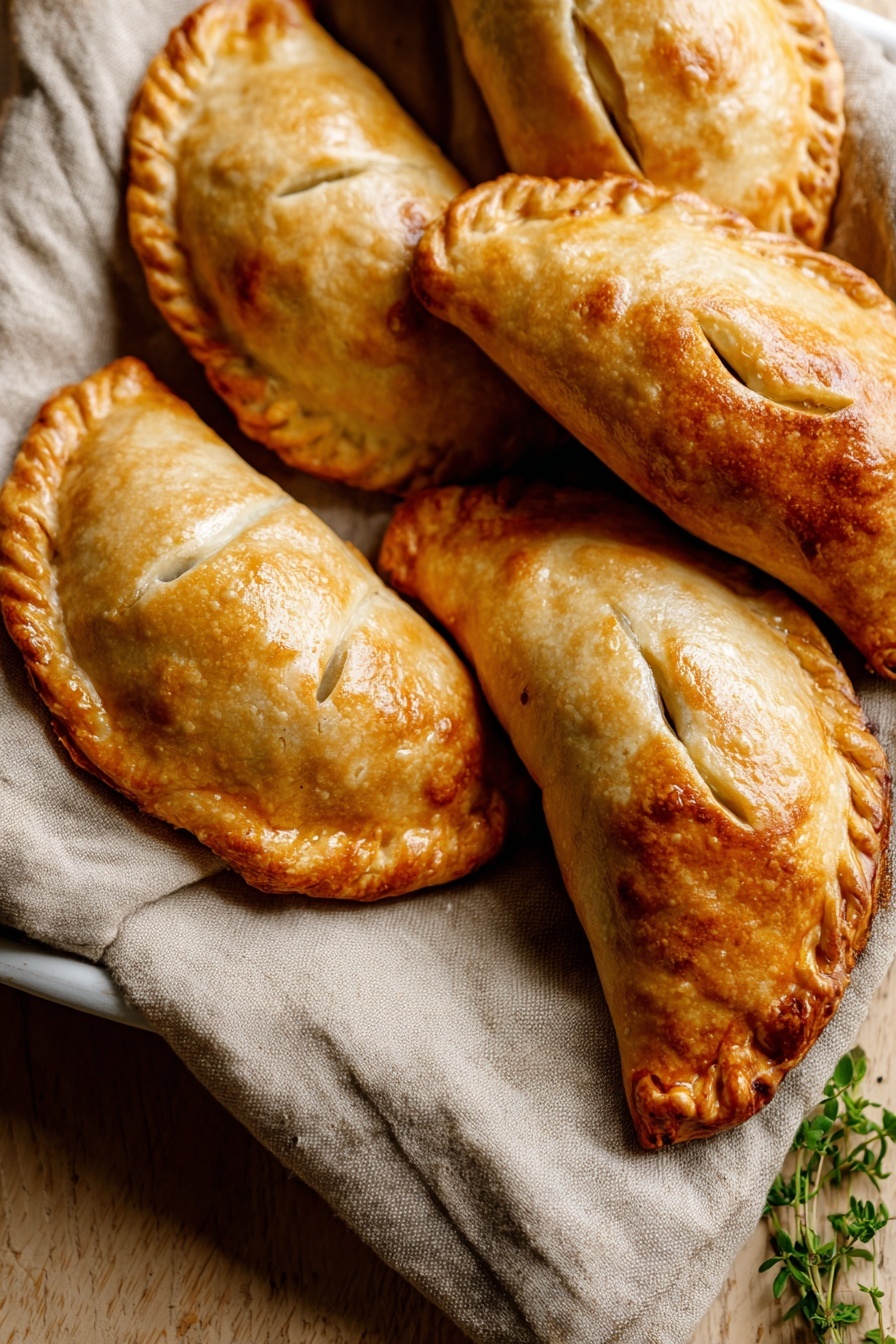 Irish Pasties with Cheddar and Sausage Recipe