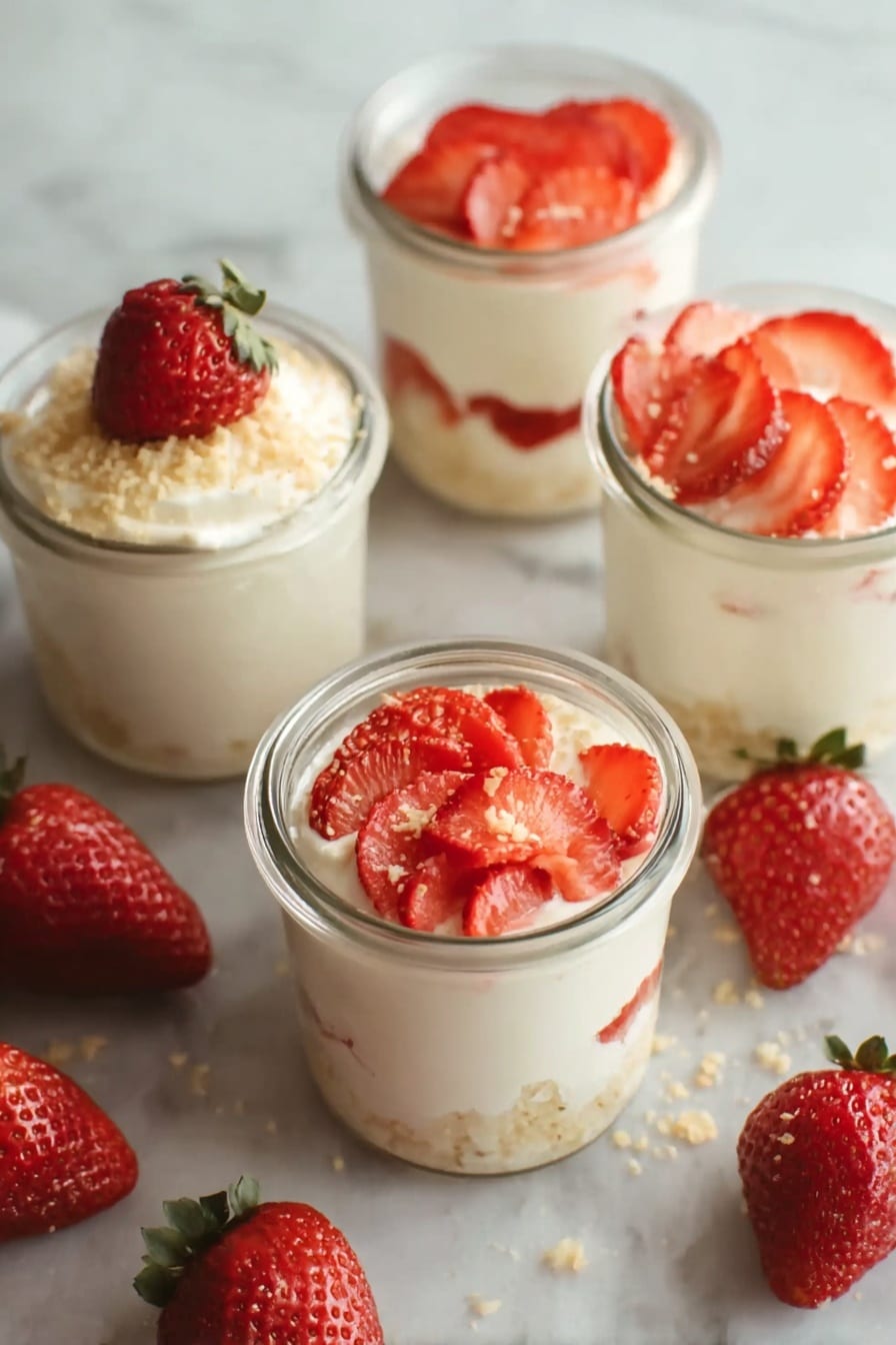 No-Bake Cheesecake Cups with Fruit Recipe